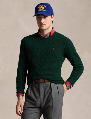 Sweter męski na zimę Polo Ralph Lauren ze sklepu: Gomez Fashion Store w kategorii: Swetry męskie - zdjęcie 874714-BD9-10338_PR235M000019OR2