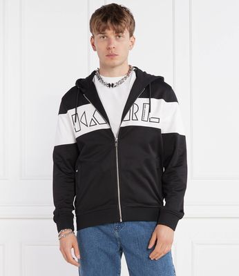 Bluza męska casual na zimę Karl Lagerfeld ze sklepu: Gomez Fashion Store w kategorii: Bluzy męskie - zdjęcie 874714-BD9-10338_KL234M000048991