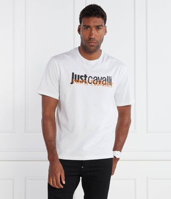 T-shirt męski letni Just Cavalli ze sklepu: Gomez Fashion Store w kategorii: T-shirty męskie - zdjęcie 874714-BD9-10338_CA235M000060005
