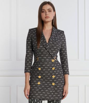 Sukienka casual na jesień Elisabetta Franchi ze sklepu: Gomez Fashion Store w kategorii: Sukienki - zdjęcie 874714-BD9-10338_EF234W000001585