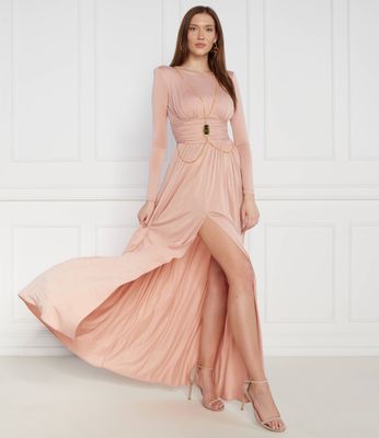 Sukienka elegancka Elisabetta Franchi ze sklepu: Gomez Fashion Store w kategorii: Sukienki - zdjęcie 874714-BD9-10338_EF234W000004181