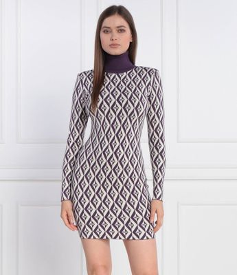 Sukienka na jesień Elisabetta Franchi ze sklepu: Gomez Fashion Store w kategorii: Sukienki - zdjęcie 874714-BD9-10338_EF234W000023621