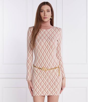 Elisabetta Franchi - Sukienka na wiosnę ze sklepu: Gomez Fashion Store w kategorii: Sukienki - zdjęcie 874714-BD9-10338_EF234W000023622