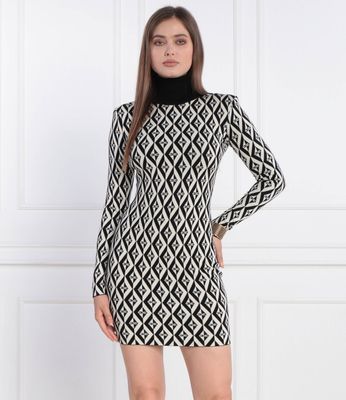 Elisabetta Franchi - Sukienka jesienna casualowa ze sklepu: Gomez Fashion Store w kategorii: Sukienki - zdjęcie 874714-BD9-10338_EF234W000023585