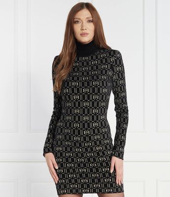 Sukienka wiosenna Elisabetta Franchi ze sklepu: Gomez Fashion Store w kategorii: Sukienki - zdjęcie 874714-BD9-10338_EF235W000015371
