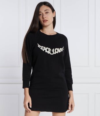 Sukienka elegancka Zadig&Voltaire ze sklepu: Gomez Fashion Store w kategorii: Sukienki - zdjęcie 874714-BD9-10338_ZV235W000011007