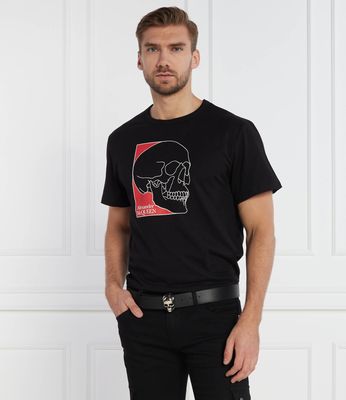 T-shirt męski na lato Alexander McQueen ze sklepu: Gomez Fashion Store w kategorii: T-shirty męskie - zdjęcie 874714-BD9-10338_AQ235M000013122