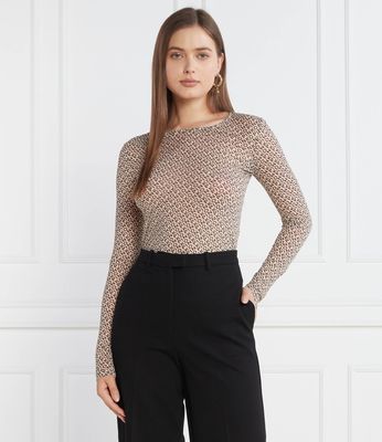 Bluzka damska Pinko ze sklepu: Gomez Fashion Store w kategorii: Bluzki damskie - zdjęcie 874714-BD9-10338_PI234W000095955