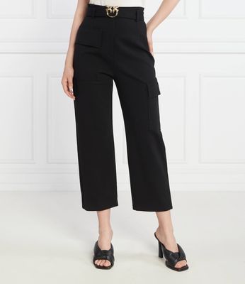 Spodnie damskie Pinko ze sklepu: Gomez Fashion Store w kategorii: Spodnie damskie - zdjęcie 874714-BD9-10338_PI234W000114099