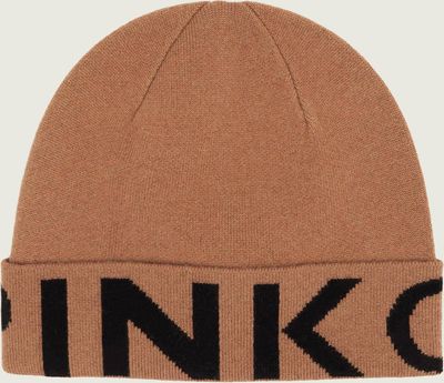 Czapka zimowa damska jesienny Pinko ze sklepu: Gomez Fashion Store w kategorii: Czapki zimowe damskie - zdjęcie 874714-BD9-10338_PI234W000125337
