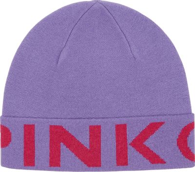 Czapka zimowa damska casualowa Pinko ze sklepu: Gomez Fashion Store w kategorii: Czapki zimowe damskie - zdjęcie 874714-BD9-10338_PI234W000125A18