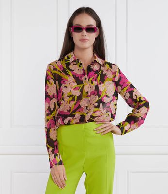 Koszula damska elegancka Pinko ze sklepu: Gomez Fashion Store w kategorii: Koszule damskie - zdjęcie 874714-BD9-10338_PI234W000177356
