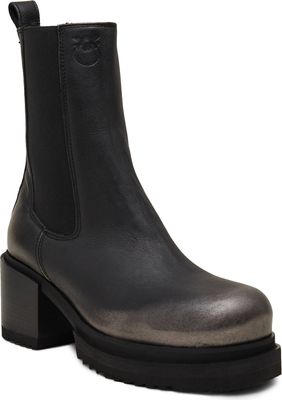 Botki bez wzorów Pinko ze sklepu: Gomez Fashion Store w kategorii: Botki - zdjęcie 874714-BD9-10338_PI235W000021A71