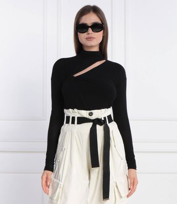 Bluzka damska elegancka Pinko ze sklepu: Gomez Fashion Store w kategorii: Bluzki damskie - zdjęcie 874714-BD9-10338_PI235W000141099