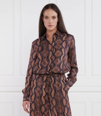 Koszula damska elegancka Pinko ze sklepu: Gomez Fashion Store w kategorii: Koszule damskie - zdjęcie 874714-BD9-10338_PI235W000146A51