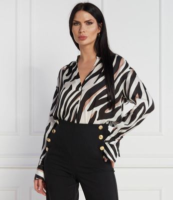 Koszula damska elegancka Pinko ze sklepu: Gomez Fashion Store w kategorii: Koszule damskie - zdjęcie 874714-BD9-10338_PI235W000147424