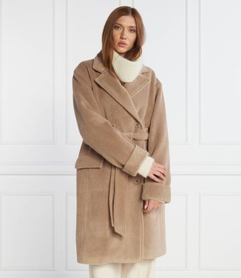 Płaszcz damski casualowy SILVIAN HEACH ze sklepu: Gomez Fashion Store w kategorii: Płaszcze damskie - zdjęcie 874714-BD9-10338_SH235W000016171