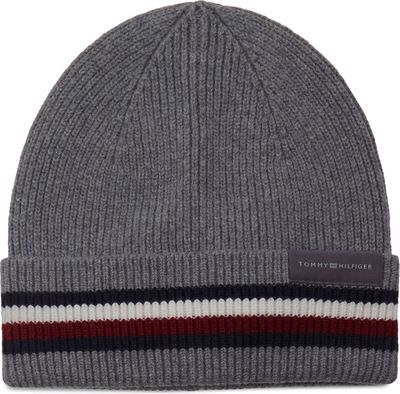 Czapka zimowa męska Tommy Hilfiger ze sklepu: Gomez Fashion Store w kategorii: Czapki zimowe męskie - zdjęcie 874714-BD9-10338_TH235M000036M07