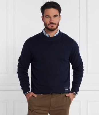 Sweter męski wiosenny Tommy Hilfiger ze sklepu: Gomez Fashion Store w kategorii: Swetry męskie - zdjęcie 874714-BD9-10338_TH235M000223F23