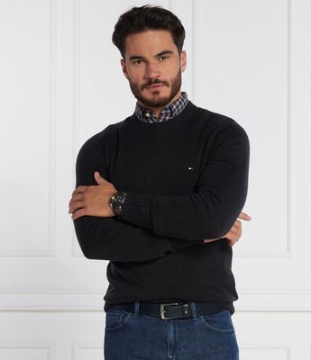 Sweter męski na wiosnę Tommy Hilfiger ze sklepu: Gomez Fashion Store w kategorii: Swetry męskie - zdjęcie 874714-BD9-10338_TH235M000227D12