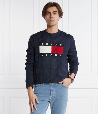 Tommy Jeans - Sweter męski ze sklepu: Gomez Fashion Store w kategorii: Swetry męskie - zdjęcie 874714-BD9-10338_TM235M000177D92