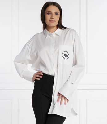 Koszula damska na lato Tommy Hilfiger ze sklepu: Gomez Fashion Store w kategorii: Koszule damskie - zdjęcie 874714-BD9-10338_TH235W000089H83