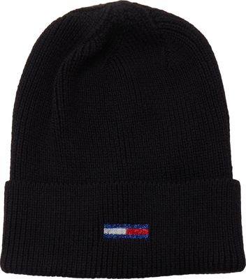 Czapka zimowa damska casual jesienny Tommy Jeans ze sklepu: Gomez Fashion Store w kategorii: Czapki zimowe damskie - zdjęcie 874714-BD9-10338_TM235W000026D44