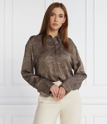 Koszula damska elegancka Calvin Klein ze sklepu: Gomez Fashion Store w kategorii: Koszule damskie - zdjęcie 874714-BD9-10338_CK235W000036B00