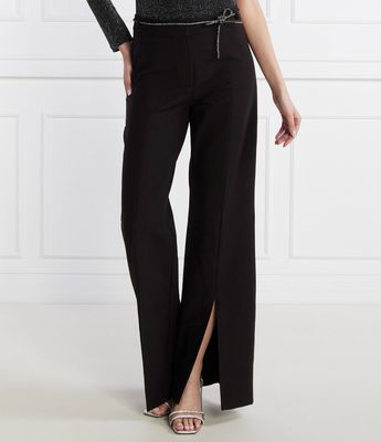 Spodnie damskie jesienne HUGO ze sklepu: Gomez Fashion Store w kategorii: Spodnie damskie - zdjęcie 874714-BD9-10338_BU235W000077001