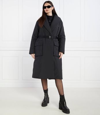 Płaszcz damski na jesień HUGO ze sklepu: Gomez Fashion Store w kategorii: Płaszcze damskie - zdjęcie 874714-BD9-10338_BU235W000105001