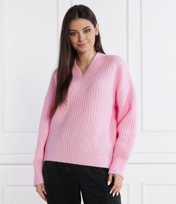 Sweter damski na zimę HUGO ze sklepu: Gomez Fashion Store w kategorii: Swetry damskie - zdjęcie 874714-BD9-10338_BU235W000146689