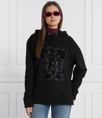 Bluza damska na zimę jesienna BOSS BLACK ze sklepu: Gomez Fashion Store w kategorii: Bluzy damskie - zdjęcie 874714-BD9-10338_BB235W000040002