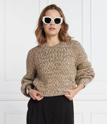 Sweter damski zimowy BOSS BLACK ze sklepu: Gomez Fashion Store w kategorii: Swetry damskie - zdjęcie 874714-BD9-10338_BB235W000051962
