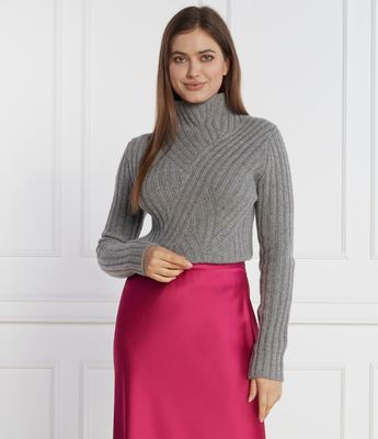 Sweter damski zimowy BOSS BLACK ze sklepu: Gomez Fashion Store w kategorii: Swetry damskie - zdjęcie 874714-BD9-10338_BB235W000053041