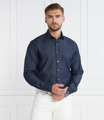 Koszula męska wiosenna Oscar Jacobson ze sklepu: Gomez Fashion Store w kategorii: Koszule męskie - zdjęcie 874714-BD9-10338_OJ235M000001033