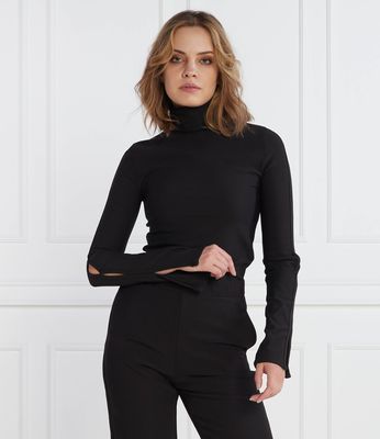 Sweter damski casualowy Calvin Klein Jeans ze sklepu: Gomez Fashion Store w kategorii: Swetry damskie - zdjęcie 874714-BD9-10338_CJ235W000140A81