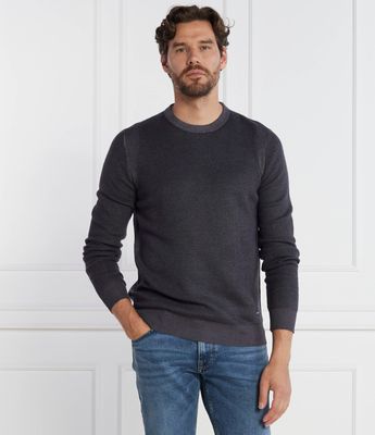 Joop! - Sweter męski klasyczny casual ze sklepu: Gomez Fashion Store w kategorii: Swetry męskie - zdjęcie 874714-BD9-10338_JO235M000013404