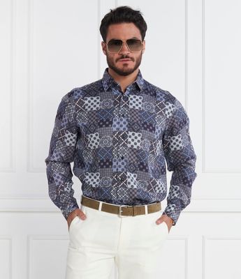 Koszula męska na wiosnę Joop! Jeans ze sklepu: Gomez Fashion Store w kategorii: Koszule męskie - zdjęcie 874714-BD9-10338_JJ235M000045404