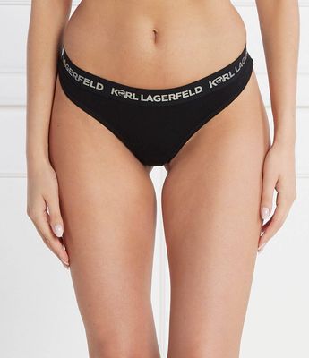 Majtki damskie na lato Karl Lagerfeld ze sklepu: Gomez Fashion Store w kategorii: Majtki damskie - zdjęcie 874714-BD9-10338_KL235W000054394