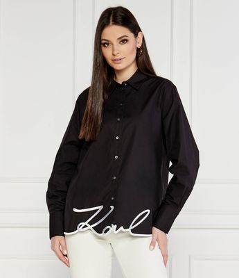 Koszula damska Karl Lagerfeld ze sklepu: Gomez Fashion Store w kategorii: Koszule damskie - zdjęcie 874714-BD9-10338_KL235W000082666