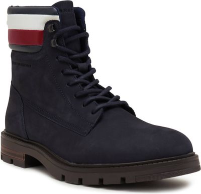 Buty zimowe męskie casual Tommy Hilfiger ze sklepu: Gomez Fashion Store w kategorii: Buty zimowe męskie - zdjęcie 874714-BD9-10338_TH235M000260F23