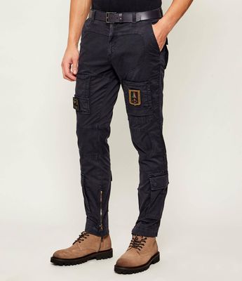 Spodnie męskie casual Aeronautica Militare ze sklepu: Gomez Fashion Store w kategorii: Spodnie męskie - zdjęcie 874714-BD9-10338_AM235M000059019