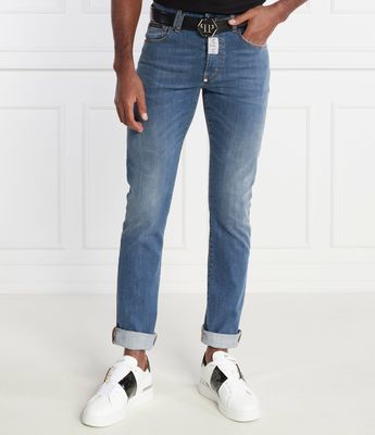 Jeansy męskie Philipp Plein ze sklepu: Gomez Fashion Store w kategorii: Jeansy męskie - zdjęcie 874714-BD9-10338_PN235M000052109