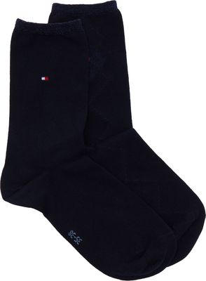 Skarpetki damskie na jesień Tommy Hilfiger ze sklepu: Gomez Fashion Store w kategorii: Skarpetki damskie - zdjęcie 874714-BD9-10338_TH235W000276002