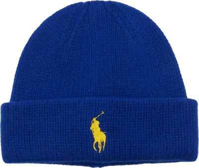 Czapka zimowa damska na jesień Polo Ralph Lauren ze sklepu: Gomez Fashion Store w kategorii: Czapki zimowe damskie - zdjęcie 874714-BD9-10338_PR236W000019PI2