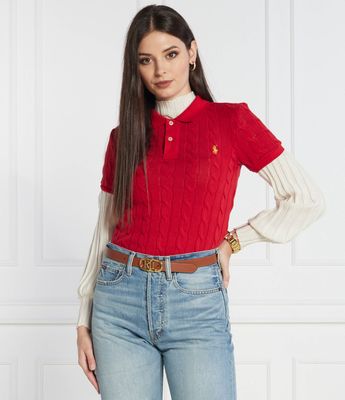 Bluzka damska Polo Ralph Lauren ze sklepu: Gomez Fashion Store w kategorii: Bluzki damskie - zdjęcie 874714-BD9-10338_PR241W000014I95