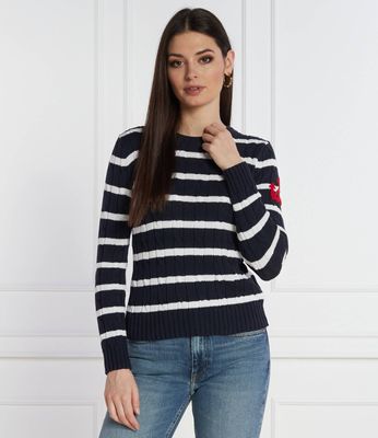 Sweter damski Polo Ralph Lauren ze sklepu: Gomez Fashion Store w kategorii: Swetry damskie - zdjęcie 874714-BD9-10338_PR241W000056ZU7