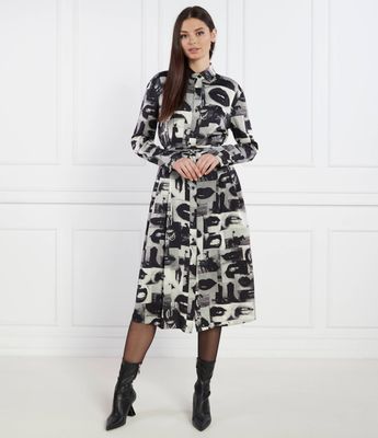 Sukienka casual HUGO ze sklepu: Gomez Fashion Store w kategorii: Sukienki - zdjęcie 874714-BD9-10338_BU241W000038960