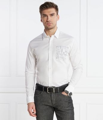 Karl Lagerfeld - Koszula męska na jesień ze sklepu: Gomez Fashion Store w kategorii: Koszule męskie - zdjęcie 874714-BD9-10338_KL241M000063007