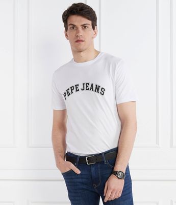 T-shirt męski casualowy Pepe Jeans London ze sklepu: Gomez Fashion Store w kategorii: T-shirty męskie - zdjęcie 874714-BD9-10338_PJ241M000012800